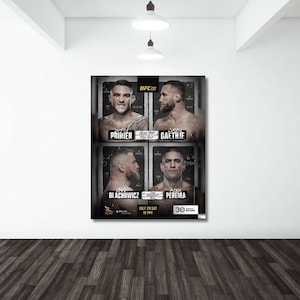 UFC 291 Dustin Poirier vs Justin Gaethje Jan Blachowics vs Alex Pereira BMF Title Fight Poster,Dustin Poirier Poster,Justin Gaethje Poster