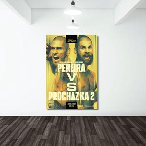 UFC 303 Sugar Alex Pereira vs Jiri Prochazka 2 Light Heavyweight Championship Title Brian Ortega Fight Poster Ultimate Fighting Greatest