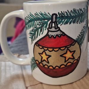 Personalised handpainted mugs