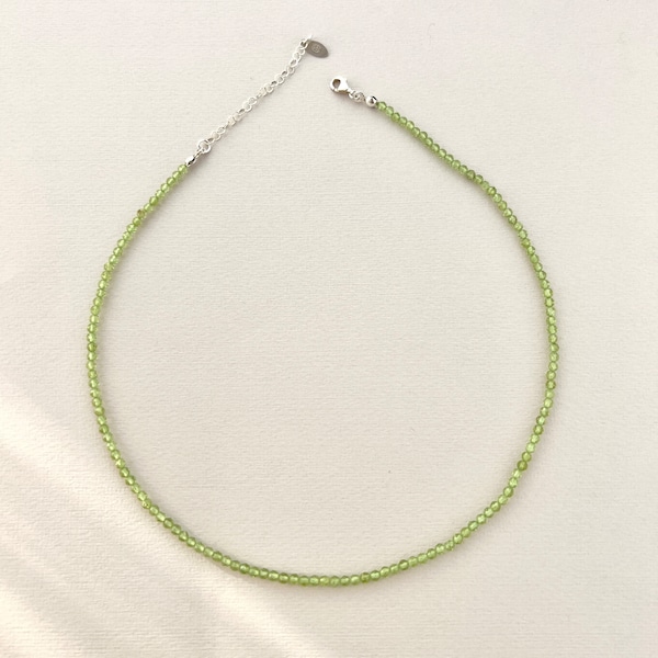 Minimal Crystal Chokers, Gemstone Beaded Necklaces, Peridot Necklace, Turquoise Necklace, Ruby Necklace, Phosphosiderite Necklace