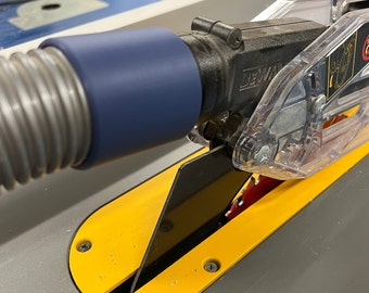 Extraction adapter table saw Dewalt 7492 for chip hood on Nilsfisk 36/44 hose STL file download