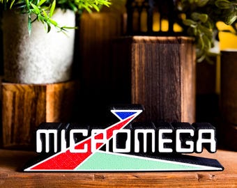Micromega - Retro Computing Logo Display Model *Free UK Postage*