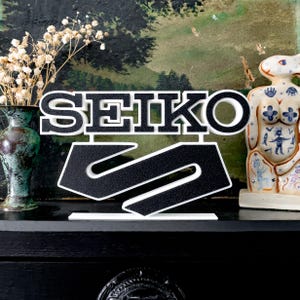 Seiko Watches - Logo 3D Printed Display