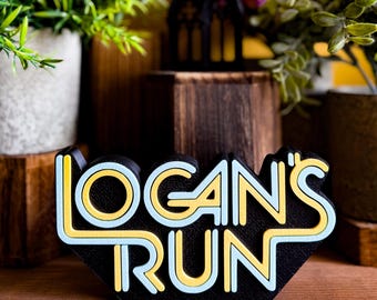 Logan's Run - Classic Sci Fi Movie Display Model *Free UK Postage*