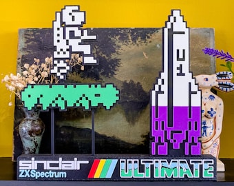 Jetpac Poster: ZX Spectrum Retro Game Art (digital Download) - Etsy