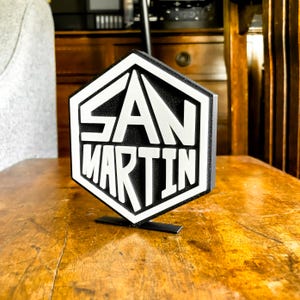 San Martin Watches - Logo 3D Printed Display