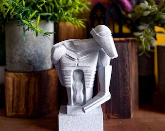 Rock Drill - Jacob Epstein Sculpture Display Model *Free UK Postage*