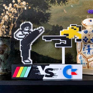 ZX Spectrum vs Commodore 64 – Yie Ar Kung Fu vs Bruce Lee-modell