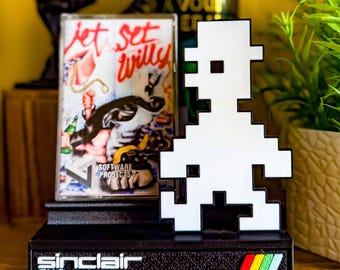 Jet Set Willy Cassette Stand - ZX Spectrum Display Model *Free UK Postage*