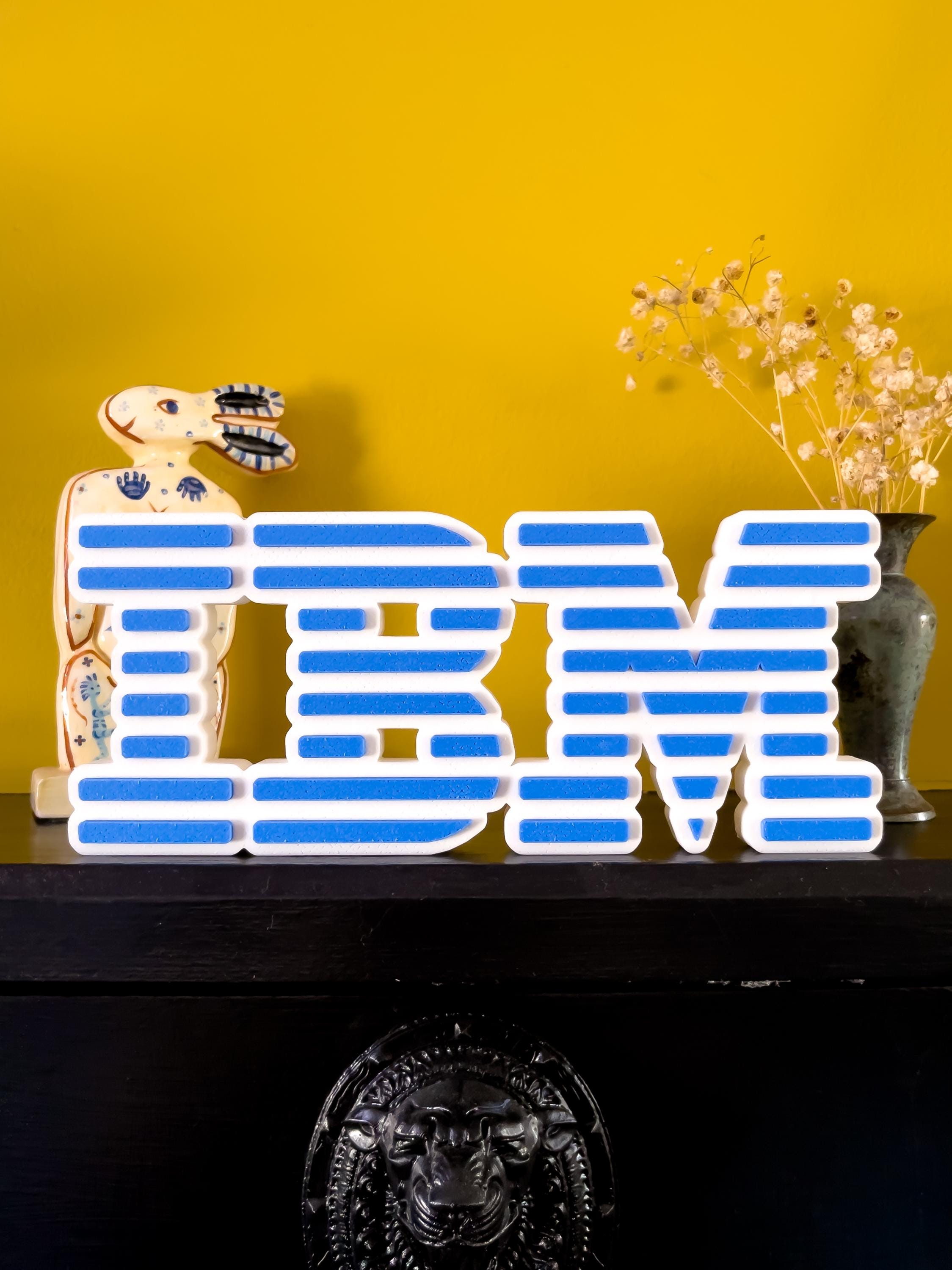 IBM - Computer Logo - Etsy