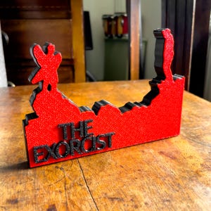 The Exorcist - Pazuzu & Father Merrin 3D Printed Display
