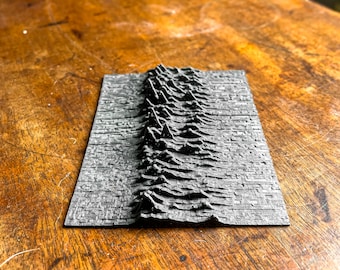 Joy Division - Unknown Pleasures Album 3D Display