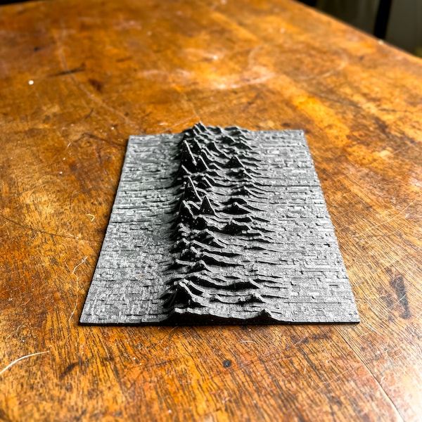 Joy Division - Unknown Pleasures Album 3D Display