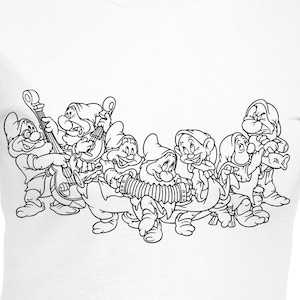 The Seven Dwarfs Digital Cut Files / Cricut / Silhouette Cameo / Svg Cut Files / Digital Files / PDF / Eps / DXF / PNG / Snow White