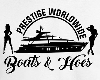 Prestige Worldwide Boats & Hoes Digital Cut Files | Cricut | Silhouette Cameo | Svg Cut Files | PDF | Eps | DXF | PNG | Step Brothers