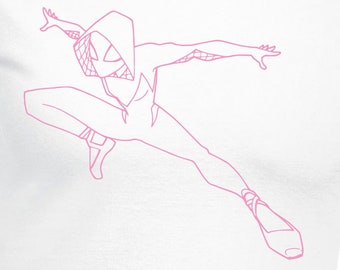 Arquivos de corte digital da Spider-Gwen | Cricut | Silhouette Cameo | Arquivos de corte SVG | Arquivos digitais | PDF | Eps | DXF | PNG | Ghost-Spider