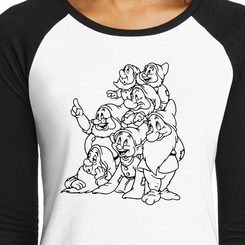 The Seven Dwarfs Digital Cut Files Cricut Silhouette Cameo - Etsy