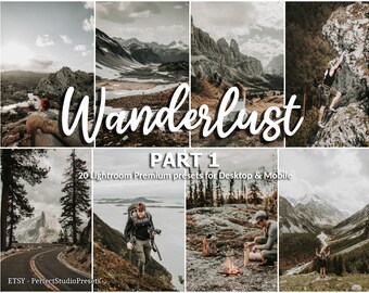 20 ajustes preestablecidos de Lightroom para Wanderlust: Fotografía de viajes rústicos (escritorio y móvil) parte 1