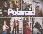 20 Lightroom Presets Polaroid part 1, Kodak Presets, Polaroid Presets, Vintage Presets, Retro Presets, Analog Preset, Fuji