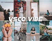 20 Lightroom Presets VSCO Vibe part 1, Kodak Presets, Grain Presets, Vintage Presets, Retro Presets, Analog Presets, Fuji Preset