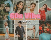 20 Lightroom Presets 60s Vibe part 2, Kodak Presets, Grain Presets, Vintage Presets, Retro Presets, Analog Presets, Film Preset