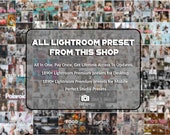 1890+ All Lightroom Presets From This Shop, Desktop and Mobile, Mega Bundle, Lifetime Access To Update, One Purchase, Preset All in One