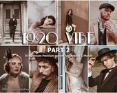 30 Lightroom Presets 1920 Vibe part 2, Vintage Presets, Grain Presets, 1920s Presets, Retro Presets, Analog Presets, Black and White Preset