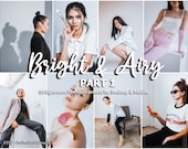 20 Lightroom Presets Bright & Airy part 1, Light Airy Presets, Blogger Presets, Instagram Filter, Natural Light Photo Filter, Bright Preset