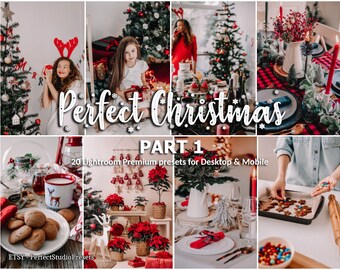 20 ajustes preestablecidos de Lightroom para Navidad: filtros festivos (escritorio y móvil) parte 1