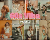 20 Lightroom Presets 60s Vibe part 1, Kodak Presets, Grain Presets, Vintage Presets, Retro Presets, Analog Presets, Film Preset