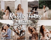 20 Lightroom Presets Rustic Tones part 1, Rustic Presets, Portrait Preset, Mood Preset, Spring Preset, Moody Outdoor Presets, Blogger Preset