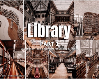 20 ajustes preestablecidos de Lightroom de Dark Academia: tonos marrones melancólicos (escritorio y móvil)