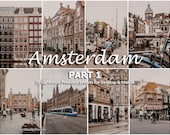 20 Lightroom Presets Amsterdam part 1, Cinematic Presets, Urban Presets, City Preset, Film Preset, Building Preset, Street Preset,