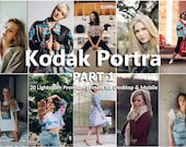 20 Lightroom Presets Kodak Portra part 1, Kodak Presets, Grain Presets, Vintage Presets, Retro Presets, Analog Presets, Fuji