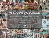 640+ Lightroom Presets All Retro Mega Bundle, Kodak Presets, 70s Presets, 80s Presets, 90s Presets, Retro Presets, Film Preset, Vintage, 60s