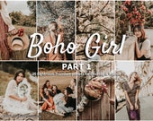 20 Lightroom Presets Boho Girl part 1, Bohemian, Moody, Summer Presets, Instagram Filter, Warm Presets, Blogger Presets, Wedding, Aesthetic