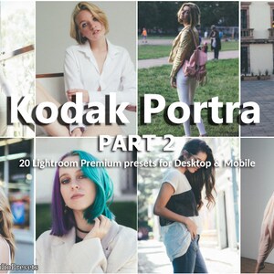 20 Kodak Portra Lightroom Presets: Vintage Grain, Retro Analog (Desktop & Mobile) part 2
