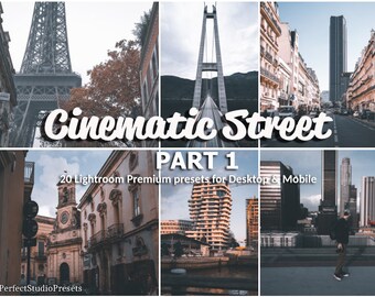 20 Cinematic Street Lightroom Presets: Urban Photography (Desktop & Mobile) part 1