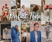 20 Lightroom Presets Perfect Tones part 1, Aesthetic Preset, Rose Presets, Blogger Presets, Lifestyle Presets, Natural Presets Bright Preset