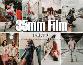 Ajustes preestablecidos de Lightroom para película de 35 mm: Grano vintage, Analógico retro (escritorio y móvil) parte 1