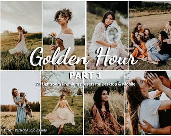 20 presets do Lightroom para a hora dourada: filtros quentes e temperamentais (desktop e celular) parte 1