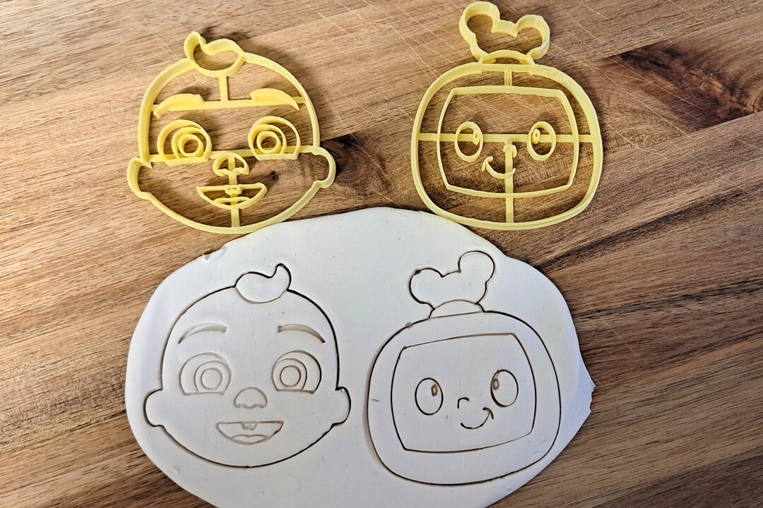3 Face Cookie Cookie Cutters Theme Birthday Etsy
