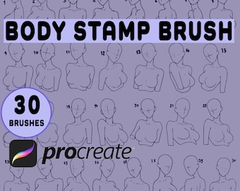 Body stamp brush / Ptocreate brush / Stamp brush for Procreate