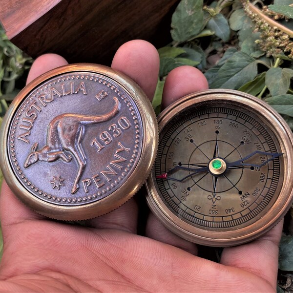 Antique Compass Etsy