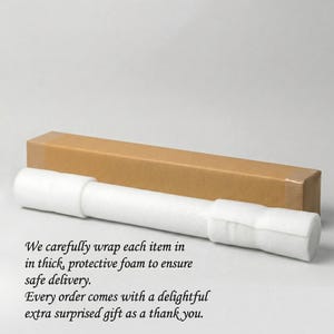 Premium secure packaging with a gift box, perfect for retirement or anniversary presents.