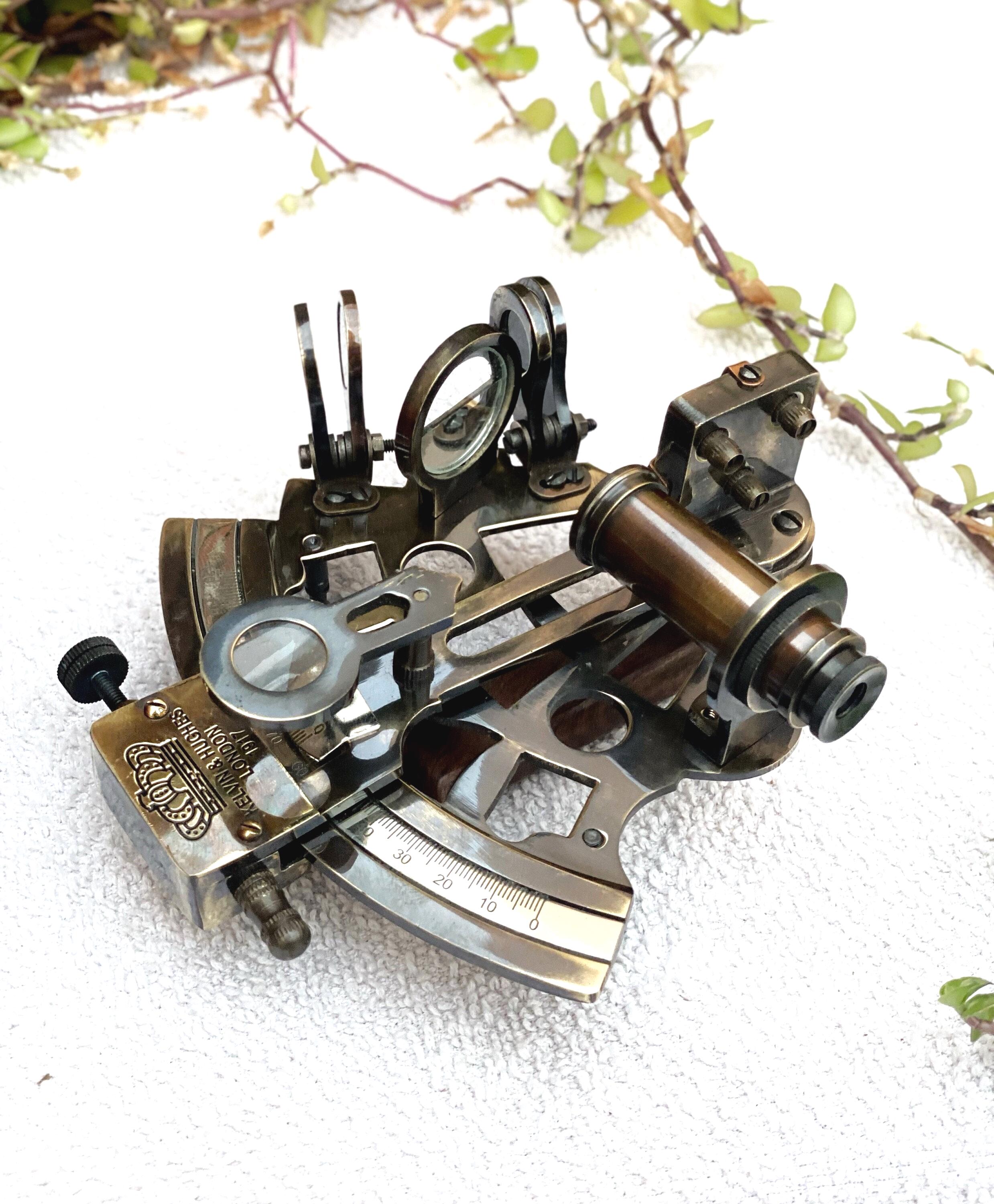 Kelvin&Hughes 1917 航海用 六分儀 真鍮 アンティーク Kelvin&Hughes