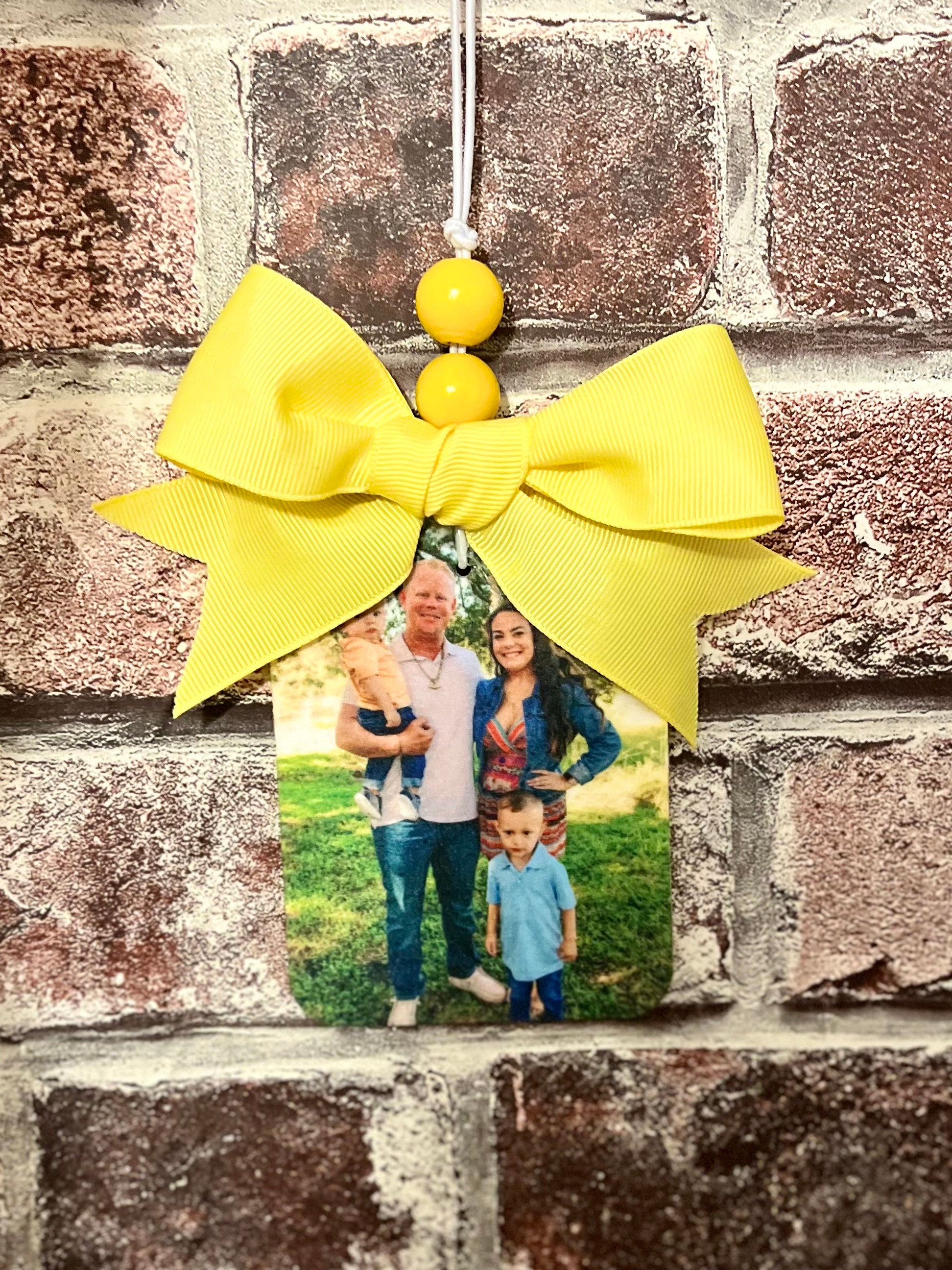 Custom Car Air Freshener Double Sided Air Freshener Photo Etsy