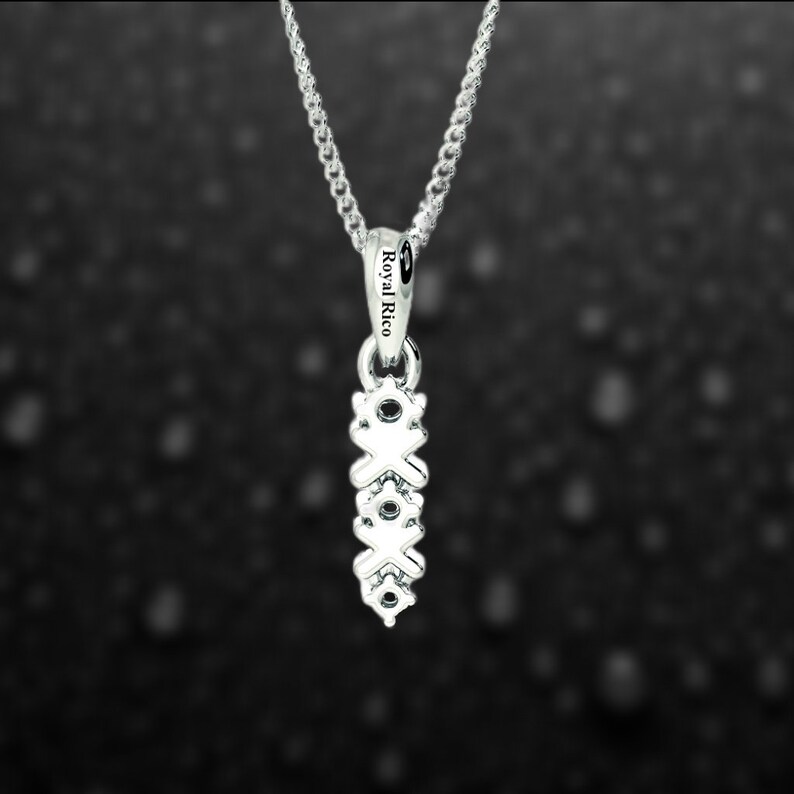 0.25 Ct Round Cut Diamond Classic Shape Silver Pendant Anniversary gifts Wedding Jewelry Diamond Pendant, Moissanite Pendant, No Chain image 5