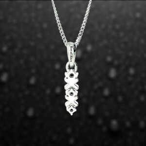 0.25 Ct Round Cut Diamond Classic Shape Silver Pendant Anniversary gifts Wedding Jewelry Diamond Pendant, Moissanite Pendant, No Chain image 9