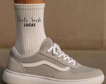 Socks, cool socks, personalized socks, personalized socks, have socks embroidered, personalized gift, with name